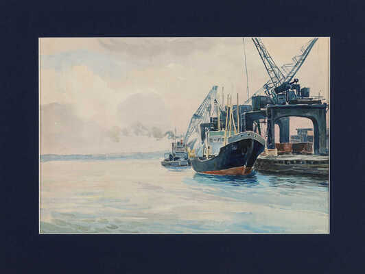 Морозов Константин Феофанович. В порту 